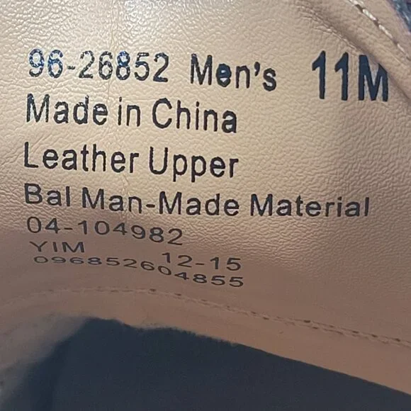 Chaps Men's Brown Oxfords Dress Shoes 96-26852 11M - Picture 8 of 8